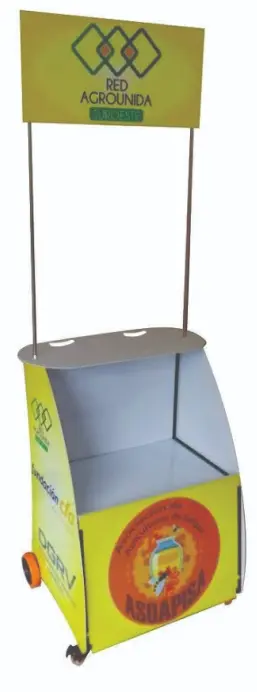 Carrito portátil marte para degustaciones en Bogotá y Colombia